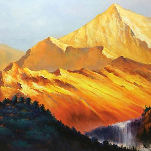 Montagnes d‘Or Painting